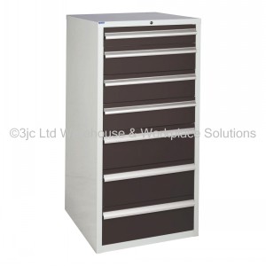 Euroslide Storage Cabinet 7 Drawer 1200mm